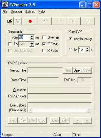 evpmaker v2.5 main interface
