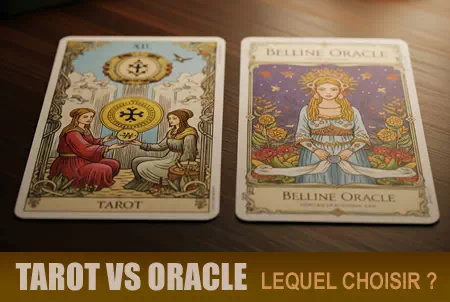 Tarot vs Oracle quoi choisir