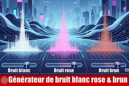 outil generateur bruit blanc rose brun