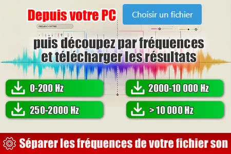 outils separateur de frequence audio
