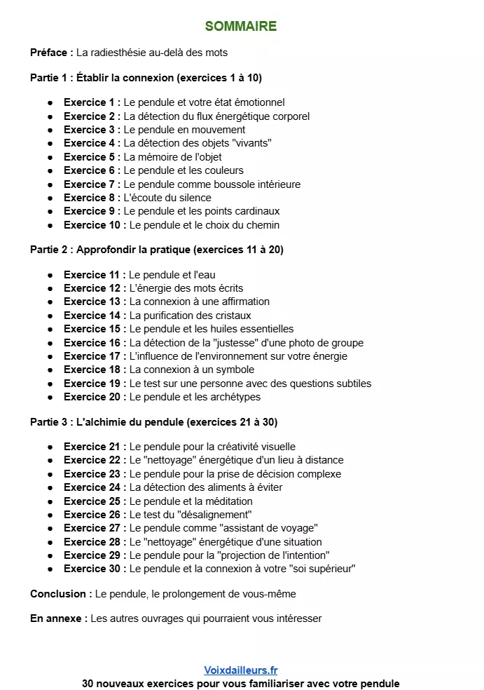 sommaire 30 nouveaux exercices